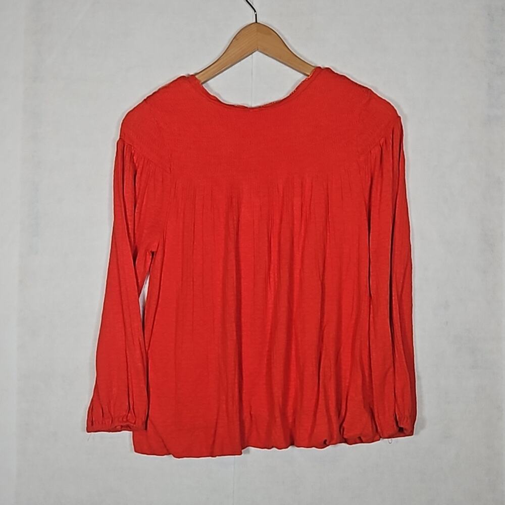 Free People Red Begonia Embroidered Top - Picture 9 of 9